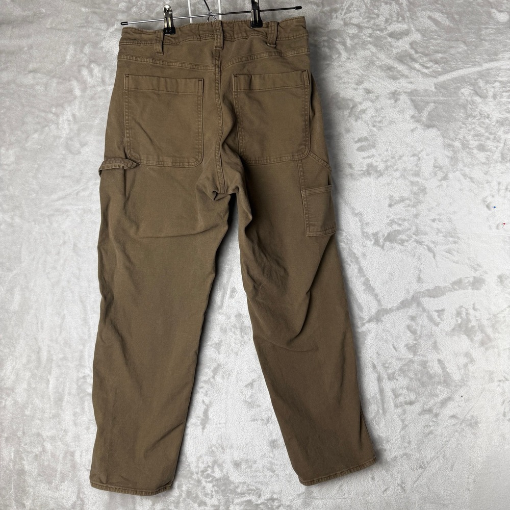 Mens Cargo Pants Khaki Stretch Size 28W 30L‎ Work Utility Abercrombie Fitch